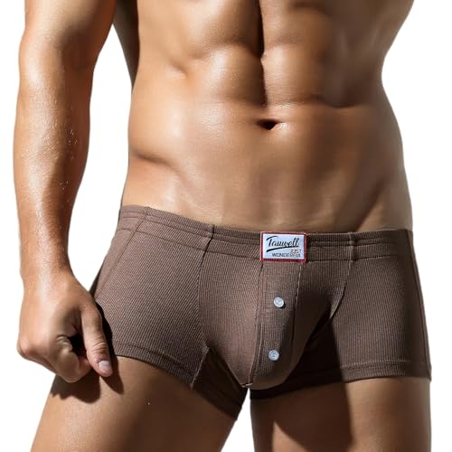 AIEOE Herren Unterhose Ausbuchtung Beutel Männer Trunks Atmungsaktiv Boxershorts Braun Herstellergröße 2XL/ EU Größe XL AIEOE Herren Unterhose Ausbuchtung Beutel Männer Trunks Atmungsaktiv Boxershorts Braun Herstellergröße 2XL/ EU Größe XL von AIEOE