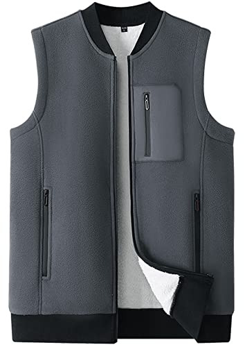 AIEOE Herren Winter Weste Outdoor Sport Warme Weste Bodywarmer Freizeitweste Grau 4XL AIEOE Herren Winter Weste Outdoor Sport Warme Weste Bodywarmer Freizeitweste Grau 4XL von AIEOE