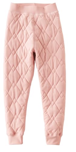 AIEOE Leggings Thermo Mädchen Kinder Warme Winter Leggings Dick Gefüttert Hosen Hohe Taille Thermo-Unterhosen 120cm Rosa von AIEOE