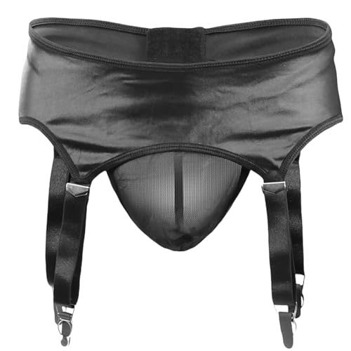 AIEOE Männer Unterwäsche Herren Spitze Reizwäsche Sissy Dessous Mesh Slip Garter Belt Low Waist Jockstrap Sexy String Tanga Clubwear AIEOE Männer Unterwäsche Herren Spitze Reizwäsche Sissy Dessous Mesh Slip Garter Belt Low Waist Jockstrap Sexy String Tanga Clubwear von AIEOE