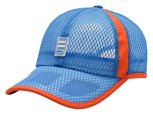 AIEOE Mesh Baseball Cap Einstellbar Atmungsaktiv Baseballmütze Schnelltrocknend Sport Baseball Mützen Schnelltrocknend Basecap Herren von AIEOE
