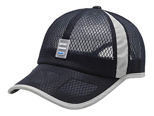 AIEOE Mesh Baseball Cap Einstellbar Atmungsaktiv Baseballmütze Schnelltrocknend Sport Baseball Mützen Schnelltrocknend Basecap Herren von AIEOE