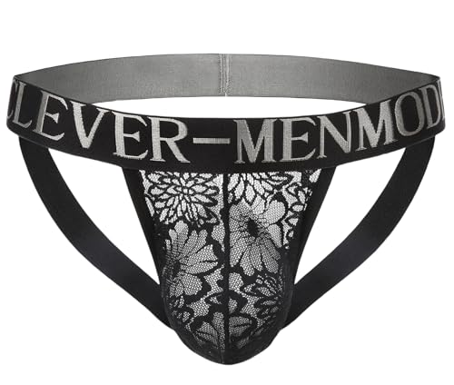 AIEOE Spitzen Slips Herren Männer Sexy Tanga Niedrige Taille Unterwäsche G-String Dessous Breiter Gürtel Hose Bikini Bulge Pouch Höschen AIEOE Spitzen Slips Herren Männer Sexy Tanga Niedrige Taille Unterwäsche G-String Dessous Breiter Gürtel Hose Bikini Bulge Pouch Höschen von AIEOE