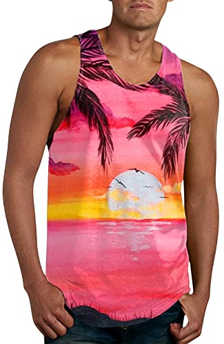 AIEOE Tanktop Herren Sommer Hawaii Tankshirt Strand Tank Top Muskelshirt Ärmellos T-Shirt 3D Druck Print Muster Locker Schnell Trocknend Atmungsaktiv - 3XL AIEOE Tanktop Herren Sommer Hawaii Tankshirt Strand Tank Top Muskelshirt Ärmellos T-Shirt 3D Druck Print Muster Locker Schnell Trocknend Atmungsaktiv - 3XL von AIEOE