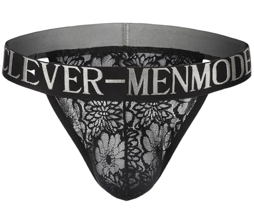AIEOE Unterwäsche Herren Männer Spitzen Slips Sexy Tanga G-String Dessous Niedrige Taille Bikini Bulge Pouch Höschen Breiter Gürtel Hose AIEOE Unterwäsche Herren Männer Spitzen Slips Sexy Tanga G-String Dessous Niedrige Taille Bikini Bulge Pouch Höschen Breiter Gürtel Hose von AIEOE