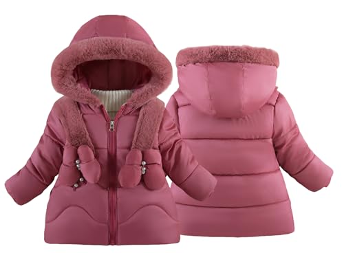 AIEOE Winterjacke Mädchen Lang Jacke Mädchen Herbst Leichte Steppjacke Mädchen Kinder Winterjacke für Mädchen 3-4 Jahre Rot A AIEOE Winterjacke Mädchen Lang Jacke Mädchen Herbst Leichte Steppjacke Mädchen Kinder Winterjacke für Mädchen 3-4 Jahre Rot A von AIEOE