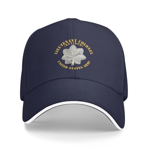 AIETPOIJ Basecap Army Lieutenant Colonel LTC Retired V1 Baseball Cap Lustige Mütze Benutzerdefinierte Mütze Wandermütze Herrenmütze Damen von AIETPOIJ