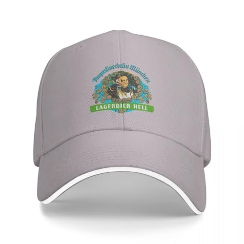 AIETPOIJ Basecap Augustiner München Bier Lagerbier Hell Cap Baseballkappe Sonnenkappe Sportkappen Hut Damen Herren Geschenk von AIETPOIJ