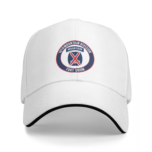 AIETPOIJ Basecap Fort Drum 10th Mountain Division Kappe Baseball Kappe Streetwear Designer Mann Hut Frauen von AIETPOIJ