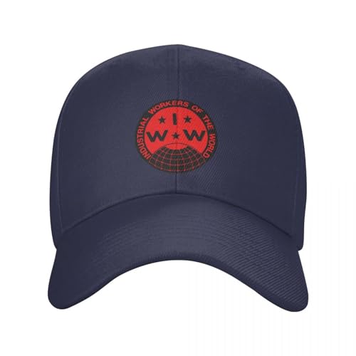 AIETPOIJ Basecap IWW Industrial Workers of The World Baseball Cap Sonnenschutz Strand Golf Wear Hut Mann Frauen von AIETPOIJ