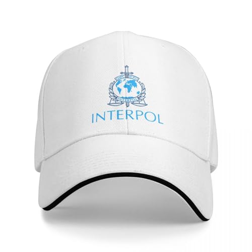 AIETPOIJ Basecap Interpol Baseball Cap Ball Cap Militärische Taktische Kappe Damen Strand Outlet Herren Geschenk von AIETPOIJ