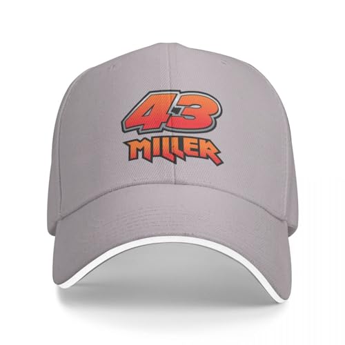 AIETPOIJ Basecap Jack Miller 43 Cap Baseballkappe Trucker-Mütze Rugby-Mütze für Herren und Damen Geschenk von AIETPOIJ