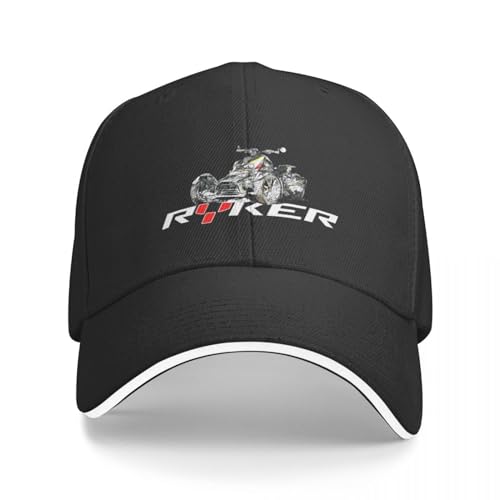 AIETPOIJ Basecap Jahrgang Canam Ryker Sketch Klassische Unisex rote Baseball Cap Trucker Hut Schutzhelm Männer Cap Luxus Damen Geschenk von AIETPOIJ
