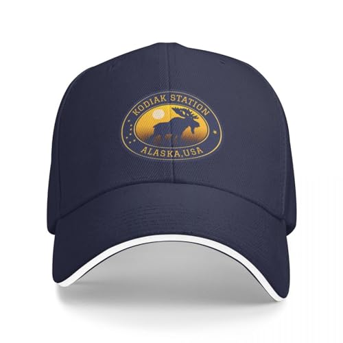 AIETPOIJ Basecap Kodiak Station Alaska USA Cap Baseballmütze neu in warmen Wintermützen für Herren und Damen Geschenk von AIETPOIJ