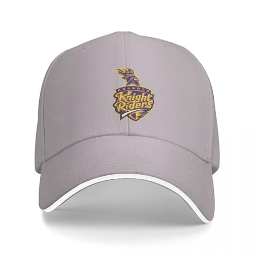AIETPOIJ Basecap Kolkata Knight Riders Kappe Baseballkappe Baseballmütze Mann Mützen Frauen Militärmütze Mann Baseballmütze Mann Damen Hüte für die Sonne Männer von AIETPOIJ