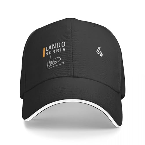 AIETPOIJ Basecap Lando Norris Baseball Cap Custom Cap Luxus Mann Hut Luxus Cap Golf Caps Damen Herren Geschenk von AIETPOIJ