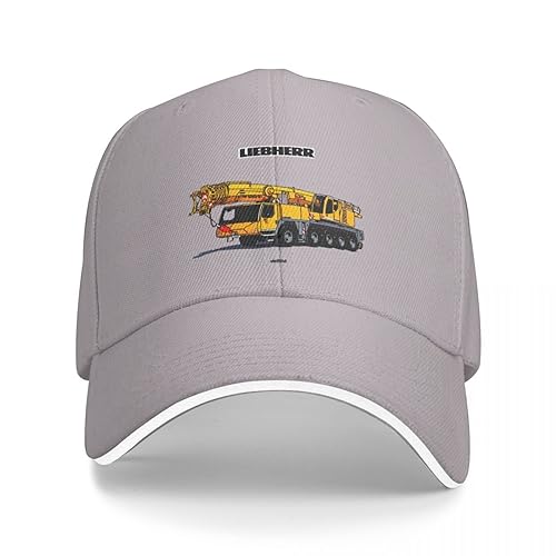 AIETPOIJ Basecap Liebherr Heavy Crane Cap Baseballmütze Fischerhut Damenhüte Herren Geschenk von AIETPOIJ