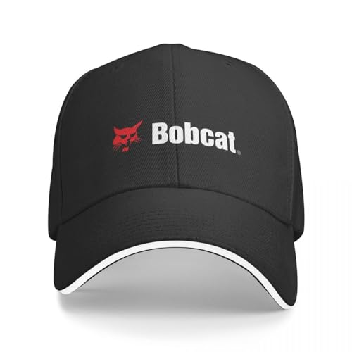 AIETPOIJ Basecap Logo Bobcat Equipment Traktoren Kappe Baseball Kappe Eimer Hut Winter Kappe für Frauen männer von AIETPOIJ