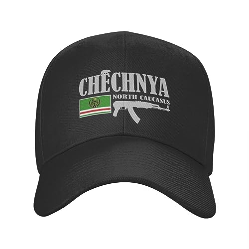 AIETPOIJ Basecap Personalisierte Chechnya Fighter Baseballkappe Frauen Männer Einstellbare Chechen Flag Dad Hat Sports Snapback Caps von AIETPOIJ