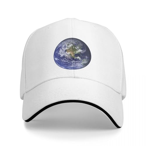 AIETPOIJ Basecap Planet Erde Baseball Cap Ball Cap Golf Anime Hut Damen Hut Herren Geschenk von AIETPOIJ