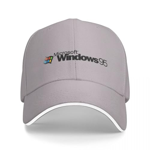 AIETPOIJ Basecap Windows 95 Logo Kappe Baseball Kappe Kappe männlichen Winter Hut für männer Frauen von AIETPOIJ