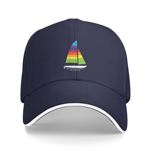 Basecap Hobie 16 Segelboot „My Hobie Cat is Calling and I Must Go“ Kappe Baseballkappe Mode Strand Bergsteigen Hip Hop Damenmütze Herren von AIETPOIJ