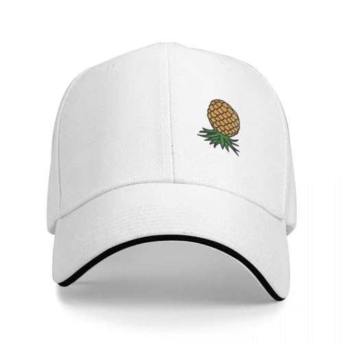 Basecap Upside Down Ananas Baseball Kappe Strand Golf Hut Hip Hop Frauen Hüte 2023 Männer Geschenk von AIETPOIJ