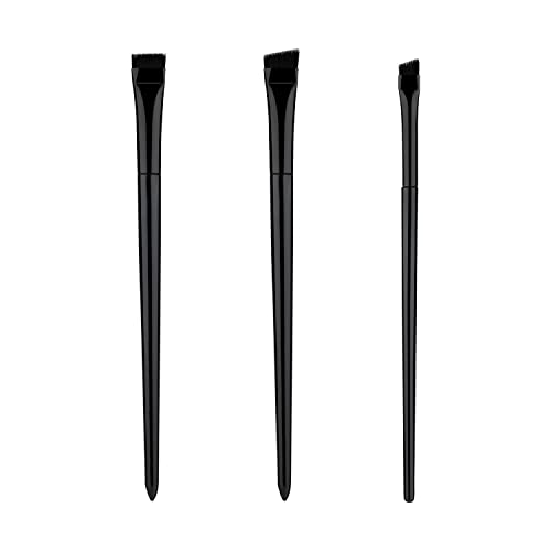 Make-Up-Pinsel Eyeliner Pinsel Set Eyeliner Pinsel Flach Make-Up-Pinsel-Set 3-teiliges Abgewinkeltes Augenbrauenpinsel-Eyeliner-Pinsel-Set Eyeliner-Pinsel Fein abgewinkelt Fein von AIEX