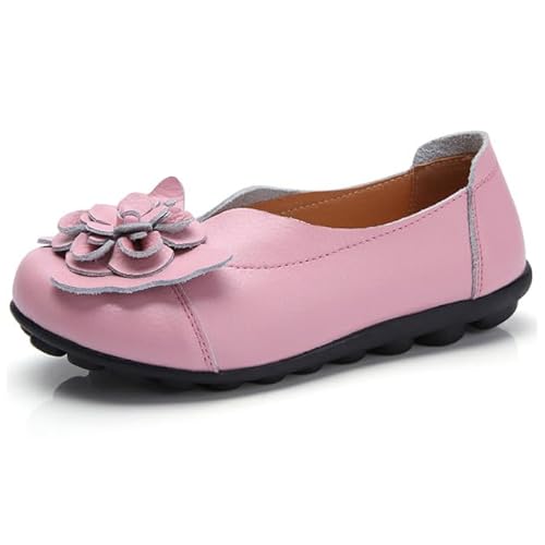 AIFLM Damen Mokassin Slip-on Schuh PU Leder Freizeitschuhe Fahrschuhe Wanderschuhe Schuh Fahren Krankenschwester Schuhe von AIFLM