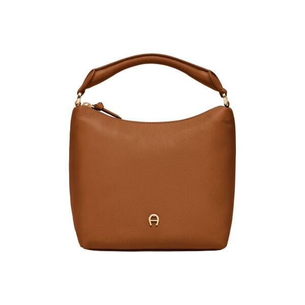 AIGNER - Aigner Beuteltasche / Umhängetasche Zita S, Cognac Braun von AIGNER