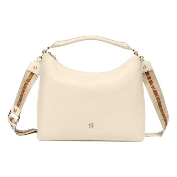 AIGNER - Aigner Beuteltasche Zita M, Macadamia White von AIGNER