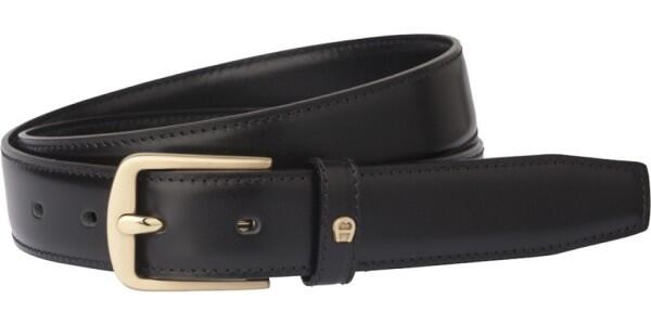 AIGNER - Aigner Gürtel Basic mit S-Schließe gold 125564, schwarz - Gr. - 90 von AIGNER