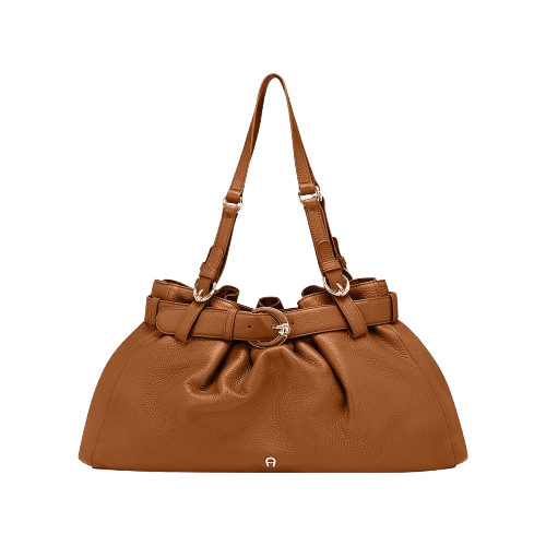 AIGNER - Aigner Handtasche / Schultertasche Lavinia M, Cognac Brown von AIGNER