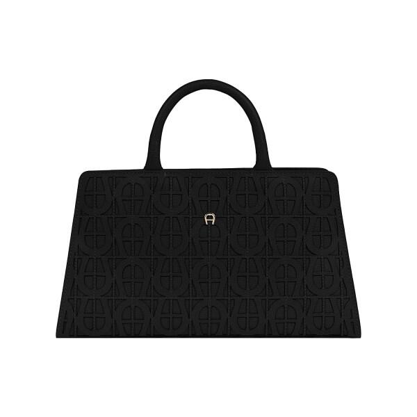 AIGNER - Aigner Handtasche Cybill Cut Stretch M, Schwarz von AIGNER