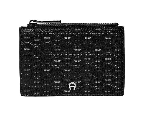 AIGNER - Aigner Kartenetui / Mini Portemonnaie Ethan, Schwarz von AIGNER