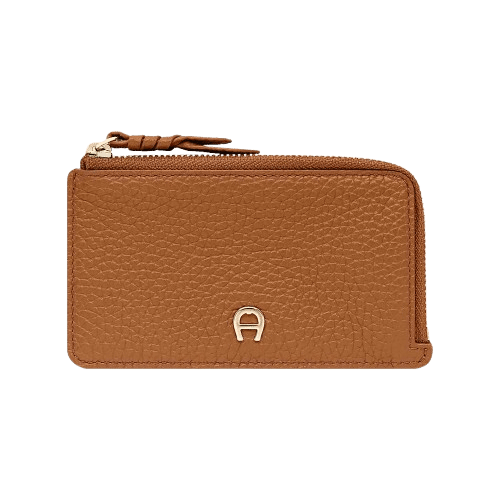 AIGNER - Aigner Kartenetui Carré Soft, Cognac Brown von AIGNER