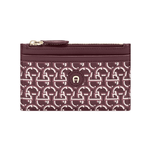 AIGNER - Aigner Kartenetui Portami mit Münzfach, Port Red von AIGNER