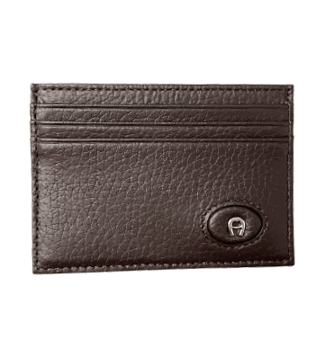 AIGNER - Aigner Kreditkartenetui, Dunkelbraun von AIGNER