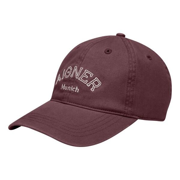 AIGNER - Aigner Logo Baseball Cap, Port Red von AIGNER