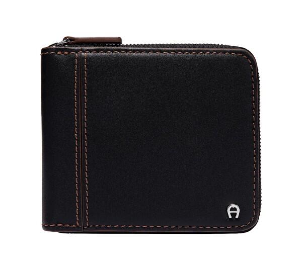 AIGNER - Aigner RV-Geldbörse Javis, Schwarz / Braun von AIGNER