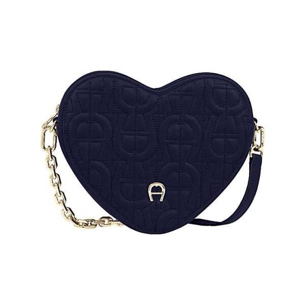 AIGNER - Aigner Schultertasche Herz / Pouch Heart, Cosmic Blue von AIGNER