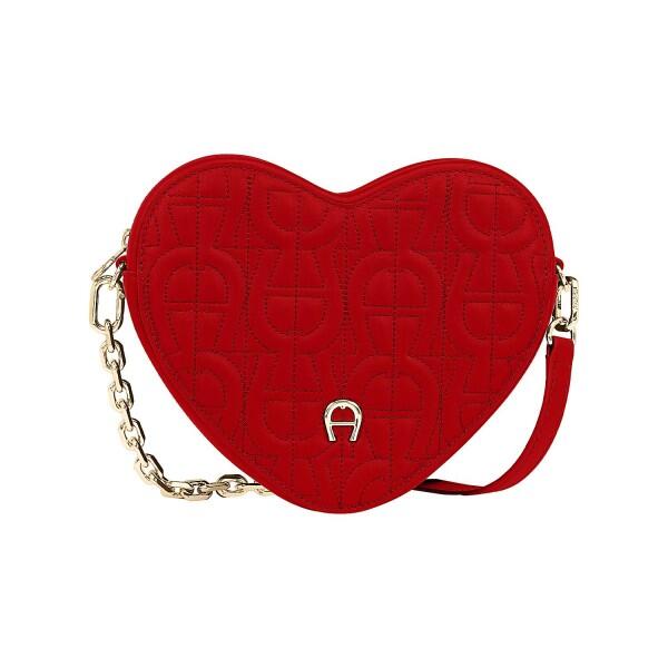 AIGNER - Aigner Schultertasche Herz / Pouch Heart, Lipstick Red von AIGNER