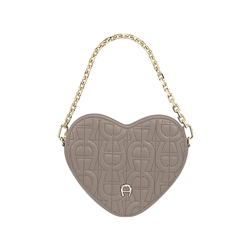 AIGNER - Aigner Schultertasche Herz / Pouch Heart, Taupe von AIGNER