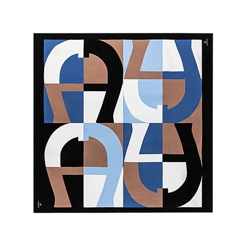 AIGNER - Aigner Seide Tuch Logo S Carré, Black von AIGNER