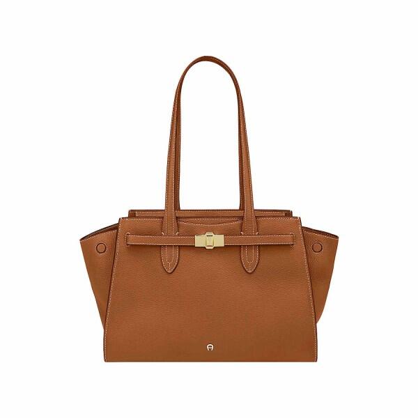 AIGNER - Aigner Shopper Farah L, Cognac-Braun von AIGNER