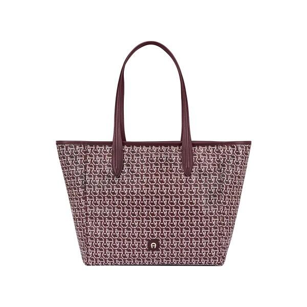AIGNER - Aigner Shopper Portami M, Umhängetasche, Port Red von AIGNER