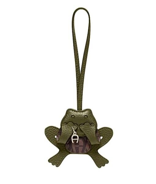 AIGNER - Aigner Taschen-Anhänger Frosch, Dark Olive-Braun von AIGNER