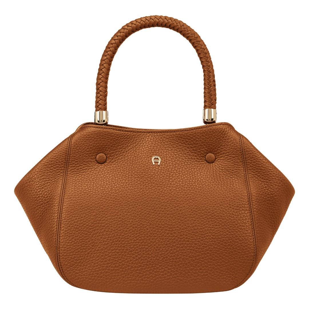 AIGNER - Businesstasche Carré Soft Cognac Brown Cognac von AIGNER