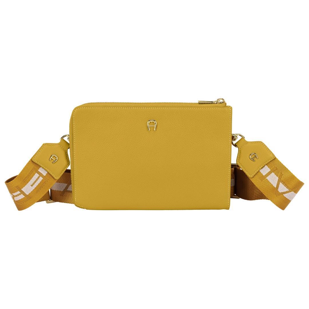 AIGNER - Crossbag Fashion Pouch Tanned Yellow Gelb - Gr. - S von AIGNER