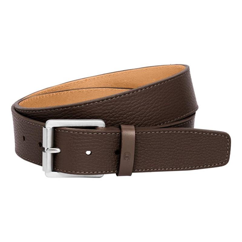 AIGNER - Gürtel Unisex Gürtel 4 Cm Ebony Dunkelbraun - Gr. - 95 von AIGNER